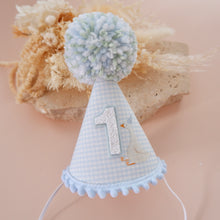 Load image into Gallery viewer, Blue One Silly Goose Party Hat