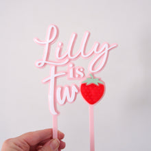 Load image into Gallery viewer, CUSTOM Berry First Cake Topper
