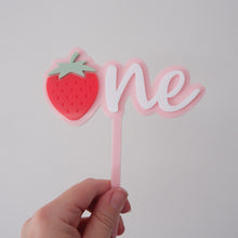 Load image into Gallery viewer, Berry First Cake Topper
