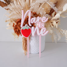 Load image into Gallery viewer, CUSTOM Berry First Cake Topper
