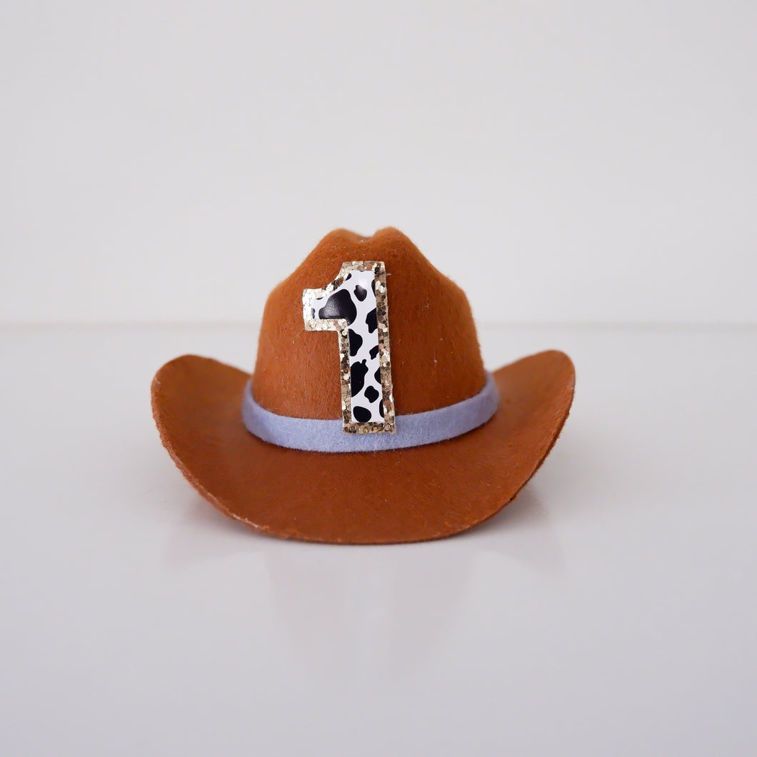 My First Rodeo Mini Cowboy Hat