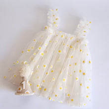 Load image into Gallery viewer, White Daisy Boho - Dress
