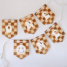 Load image into Gallery viewer, Checked One - High Chair Garland

