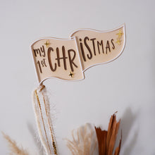 Load image into Gallery viewer, My 1st Christmas Flag
