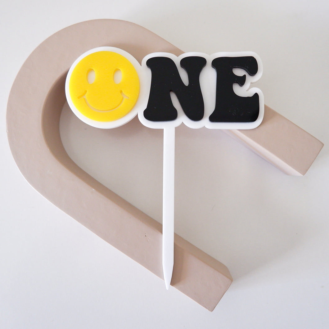 One Cool Happy Dude Cake Topper