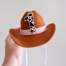 Load image into Gallery viewer, My First Rodeo Mini Girls Cowgirl Hat
