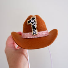 Load image into Gallery viewer, My First Rodeo Mini Girls Cowgirl Hat

