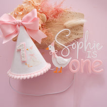 Load image into Gallery viewer, CUSTOM Clear One Silly Goose Cake Topper
