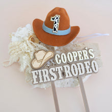 Load image into Gallery viewer, CUSTOM First Rodeo Cake Topper
