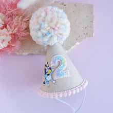 Load image into Gallery viewer, Girl Bluey Party Hat
