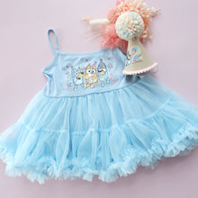 Load image into Gallery viewer, Girl Bluey Party Dress - Blue (exclusive limited edition)
