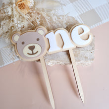Load image into Gallery viewer, Beary First Cake Topper
