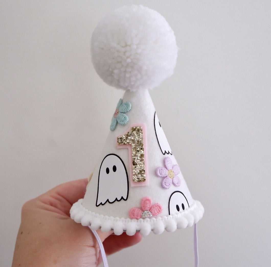 Groovy Spooky One Party Hat