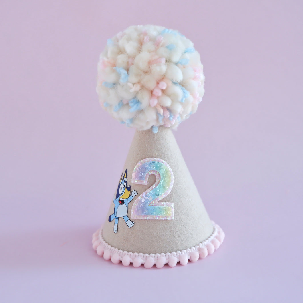 Girl Bluey Party Hat